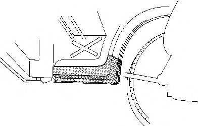 VAN WEZEL 5858301 -  Накладка порога